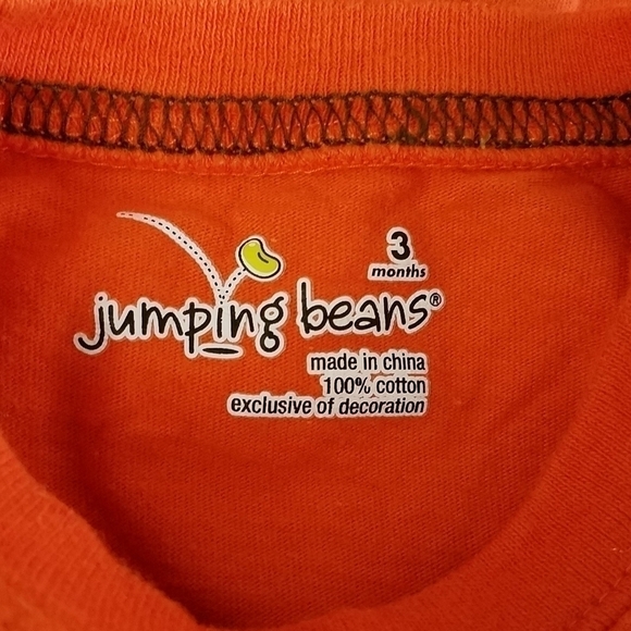 Jumping Beans Weight Lifting Muscles Onesie 3m - Picture 4 of 4
